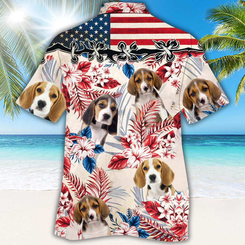 beagle Hawaiian Shirt