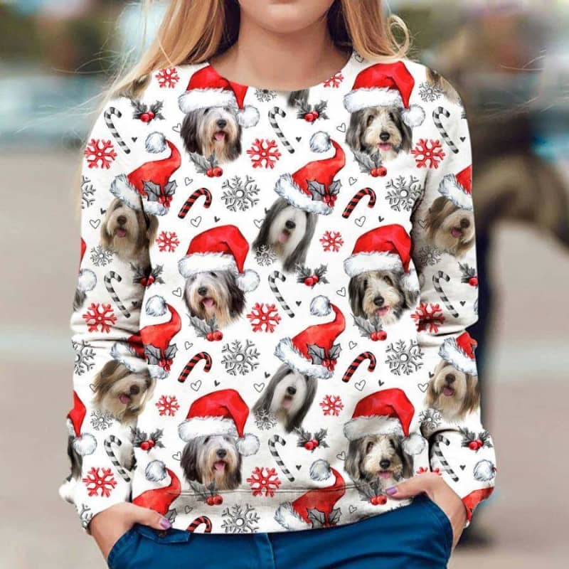 Bearded Collie - Xmas Decor - Premium Sweatshirt
