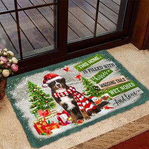 This Home Is Filled With Kisses/Bernese Mountain Doormat