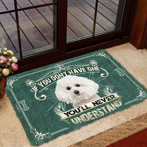 Have One Bichon Frise Doormat