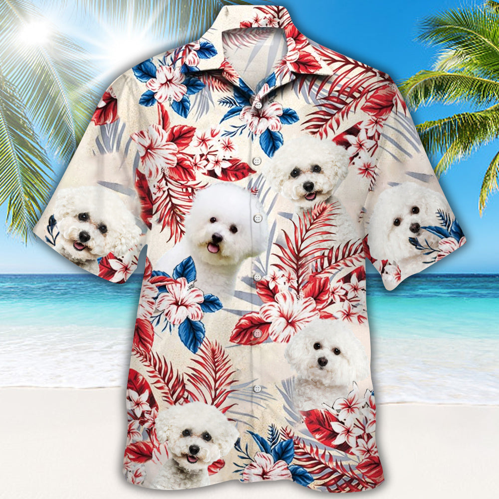 bichon frise Hawaiian Shirt