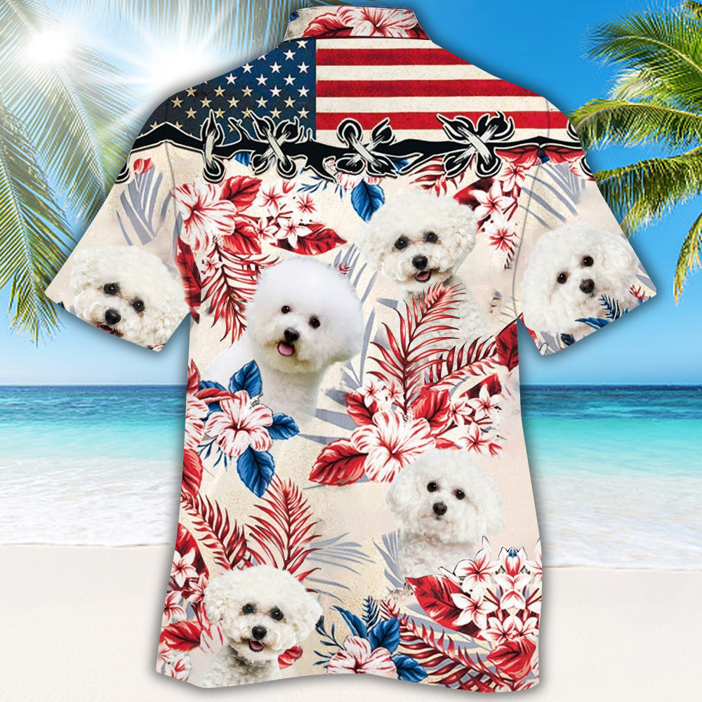 bichon frise Hawaiian Shirt