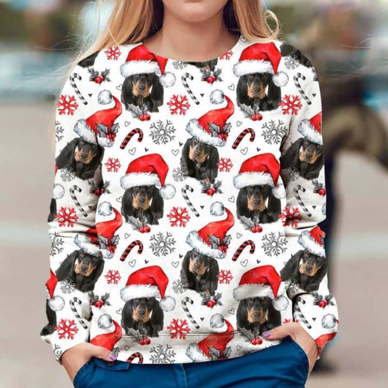 Black and Tan Coonhound - Xmas Decor - Premium Sweatshirt