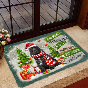This Home Is Filled With Kisses/Black Cocker Spaniel Doormat
