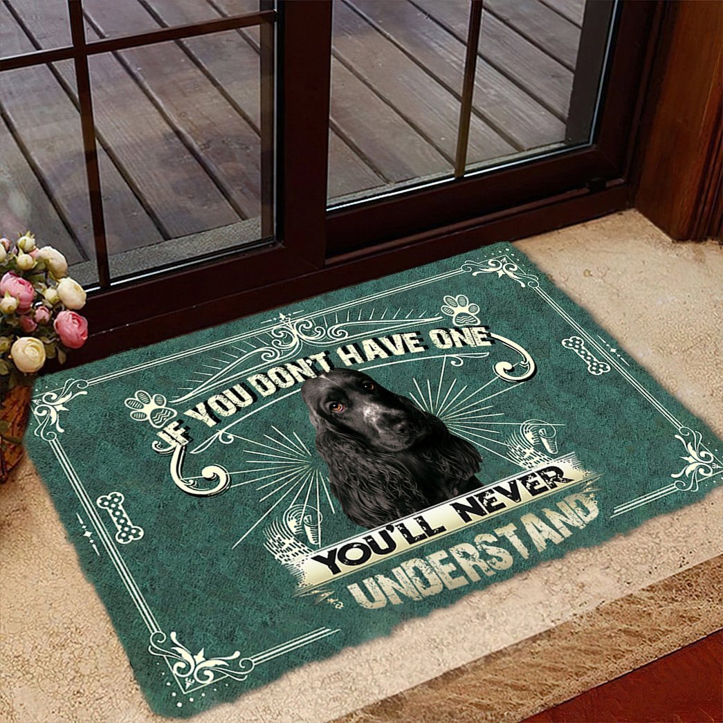 Have One Black Cocker Spaniel Doormat