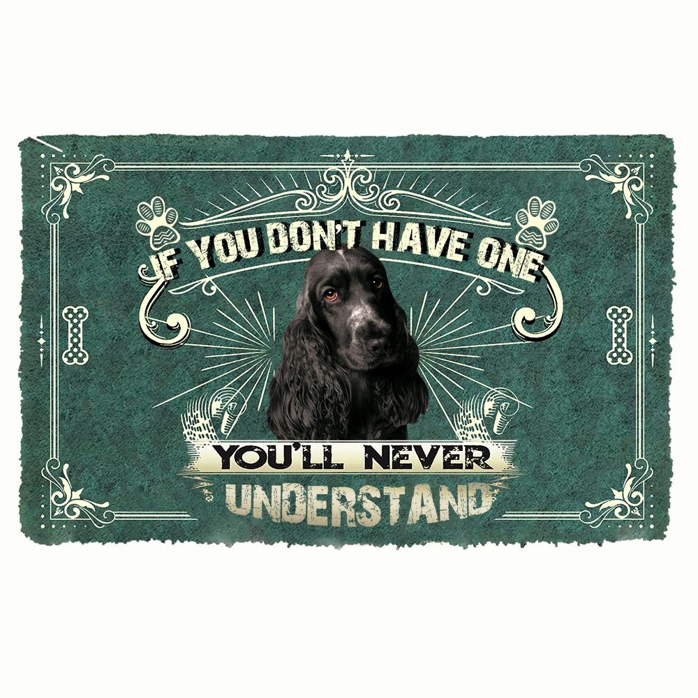 Have One Black Cocker Spaniel Doormat