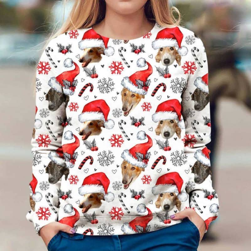 Borzoi - Xmas Decor - Premium Sweatshirt