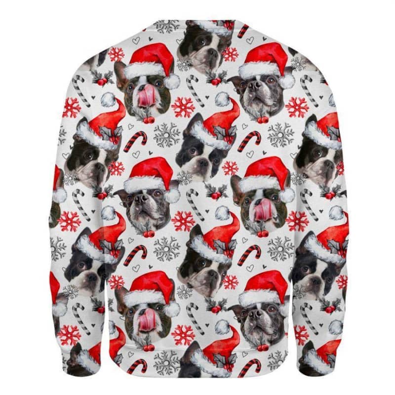 Boston Terrier - Xmas Decor - Premium Sweatshirt