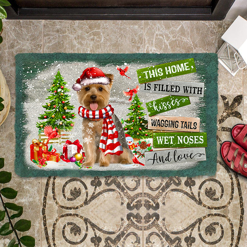 This Home Is Filled With Kisses/Cairn Terrier Doormat