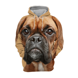 Unisex 3D Graphic Hoodies Animals Dogs German Boxer