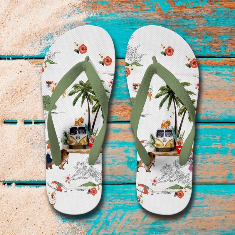 CHOW CHOW Flip Flops