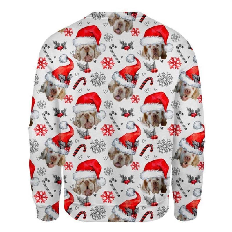 Clumber Spaniel - Xmas Decor - Premium Sweatshirt