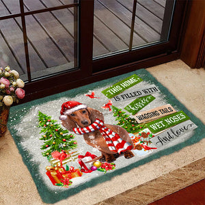 This Home Is Filled With Kisses/Dachshund02 Doormat