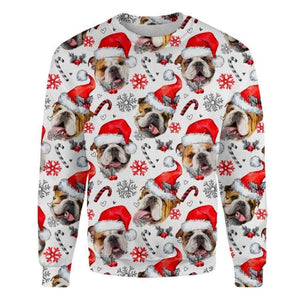 English Bulldog - Xmas Decor - Premium Sweatshirt