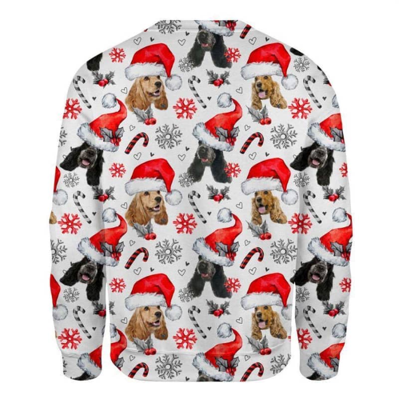 English Cocker Spaniel - Xmas Decor - Premium Sweatshirt