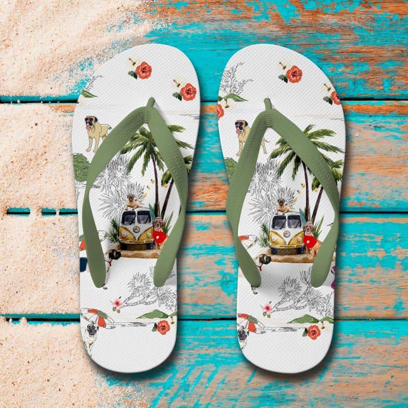 English MASTIFF Flip Flops