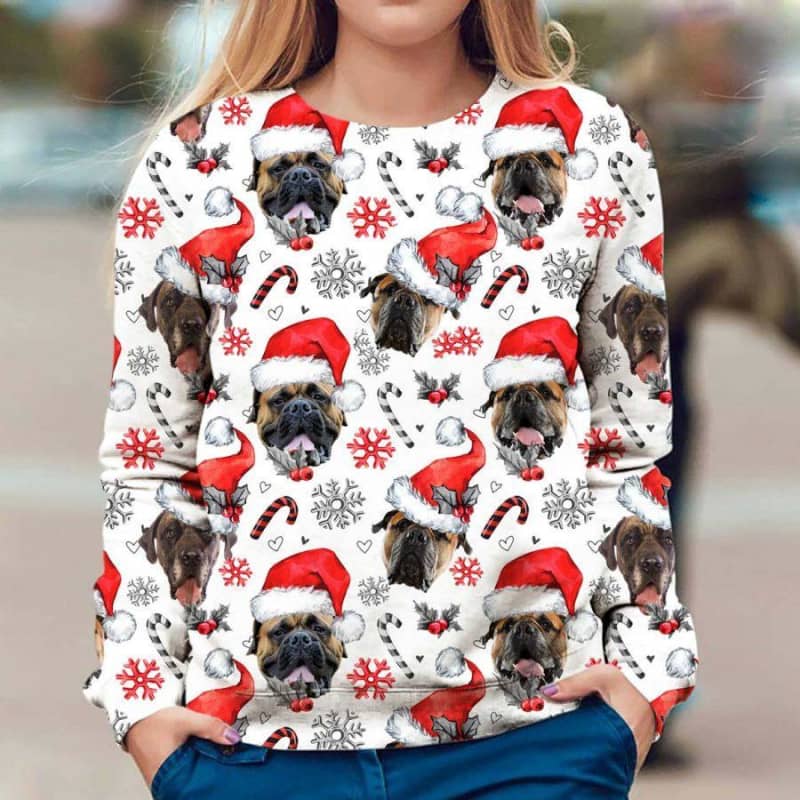 English Mastiff - Xmas Decor - Premium Sweatshirt