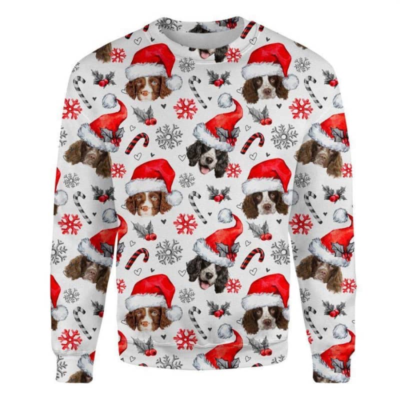 English Springer Spaniel - Xmas Decor - Premium Sweatshirt