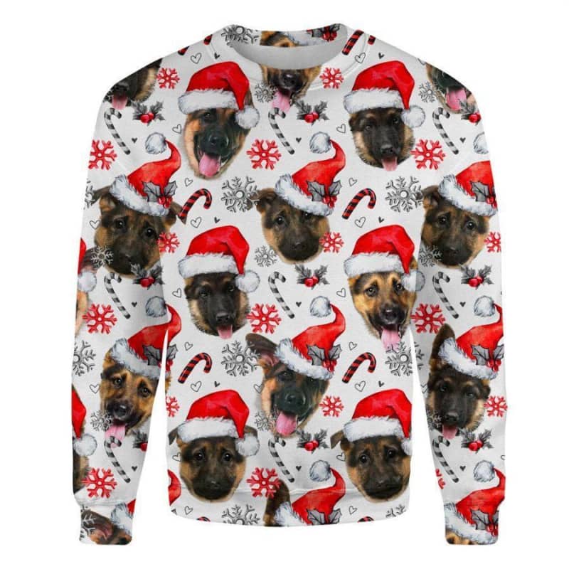 German Shepherd - Xmas Decor - Premium Sweatshirt