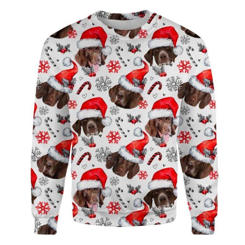 German Shorthaired Pointer - Xmas Decor - Premium Sweatshirt