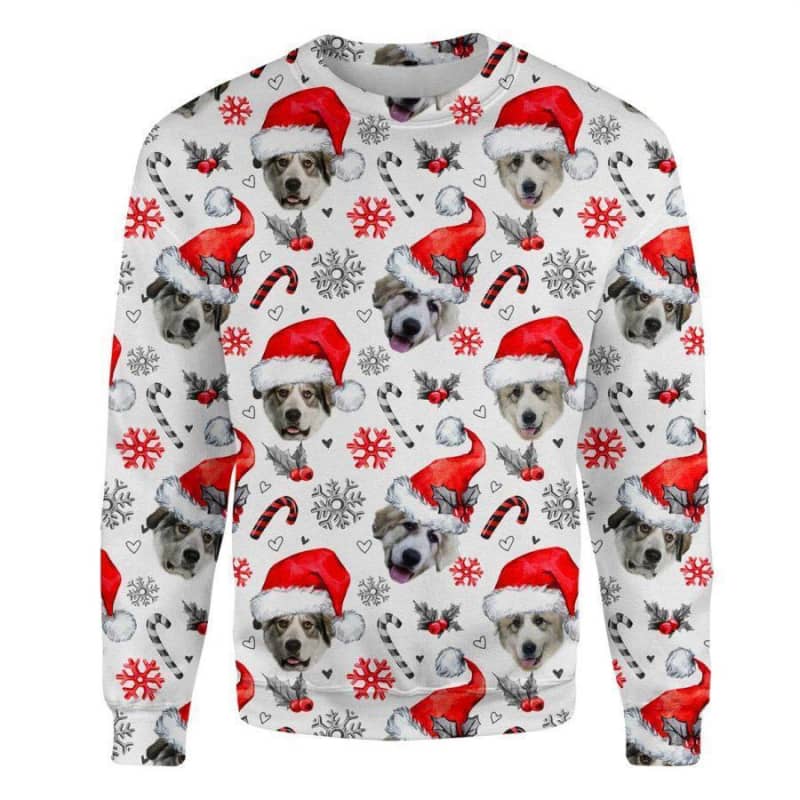 Great Pyrenees - Xmas Decor - Premium Sweatshirt