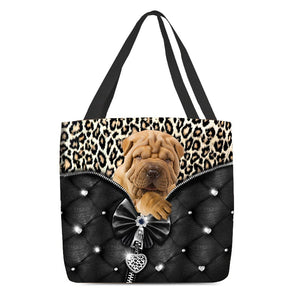 2022 New Release Shar Pei All Over Printed Tote Bag