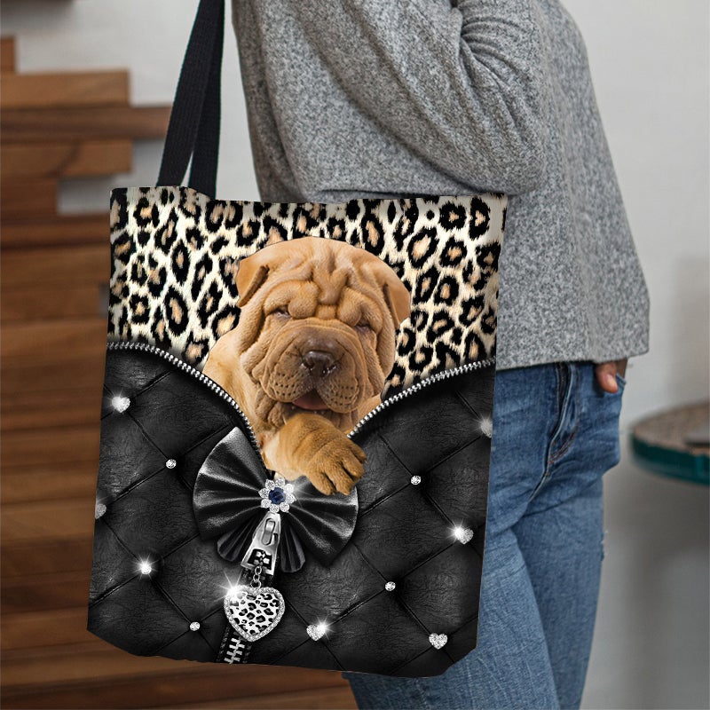 2022 New Release Shar Pei All Over Printed Tote Bag