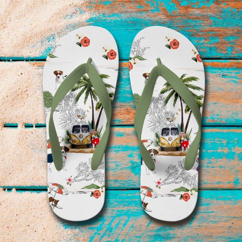 JACK RUSSELL TERRIER Flip Flops