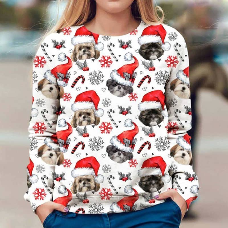 Lhasa Apso - Xmas Decor - Premium Sweatshirt