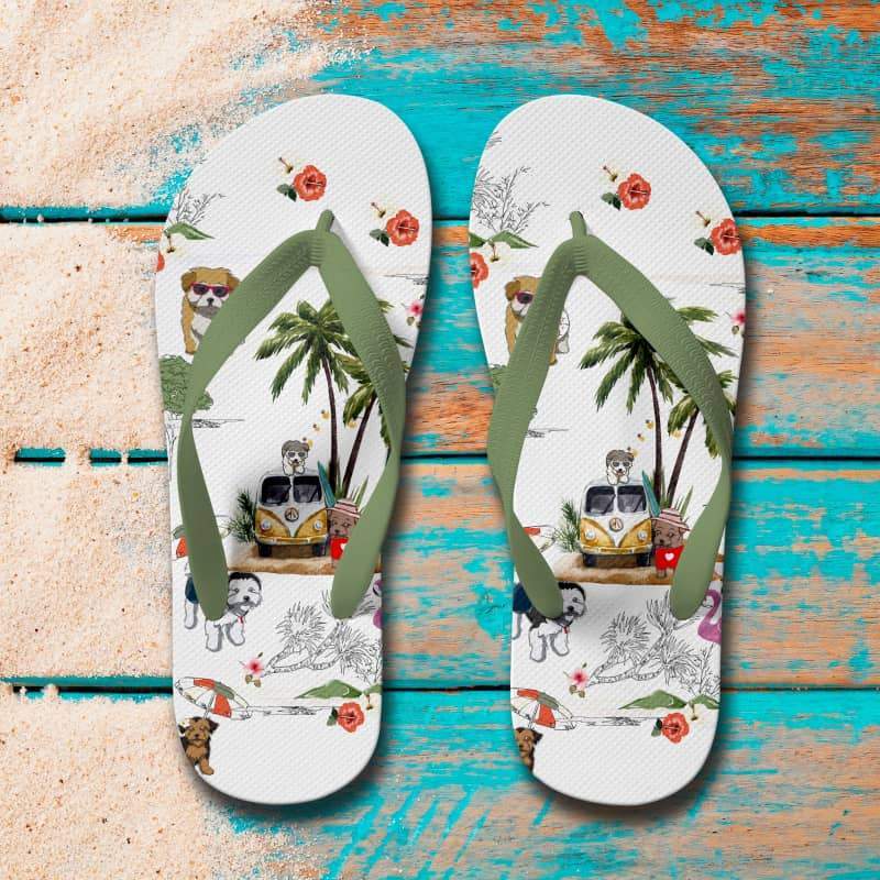 MORKIE Flip Flops
