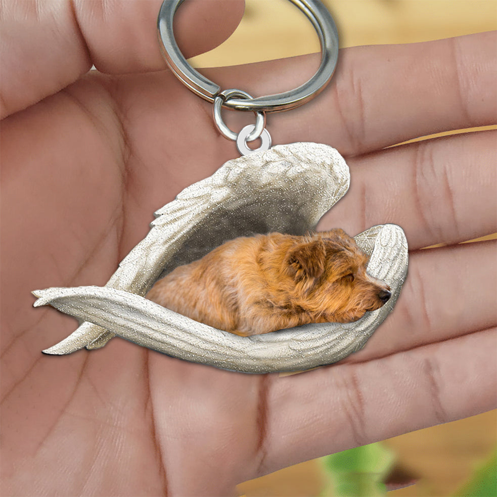 norfolk terrier Sleeping Angel Acrylic Keychain