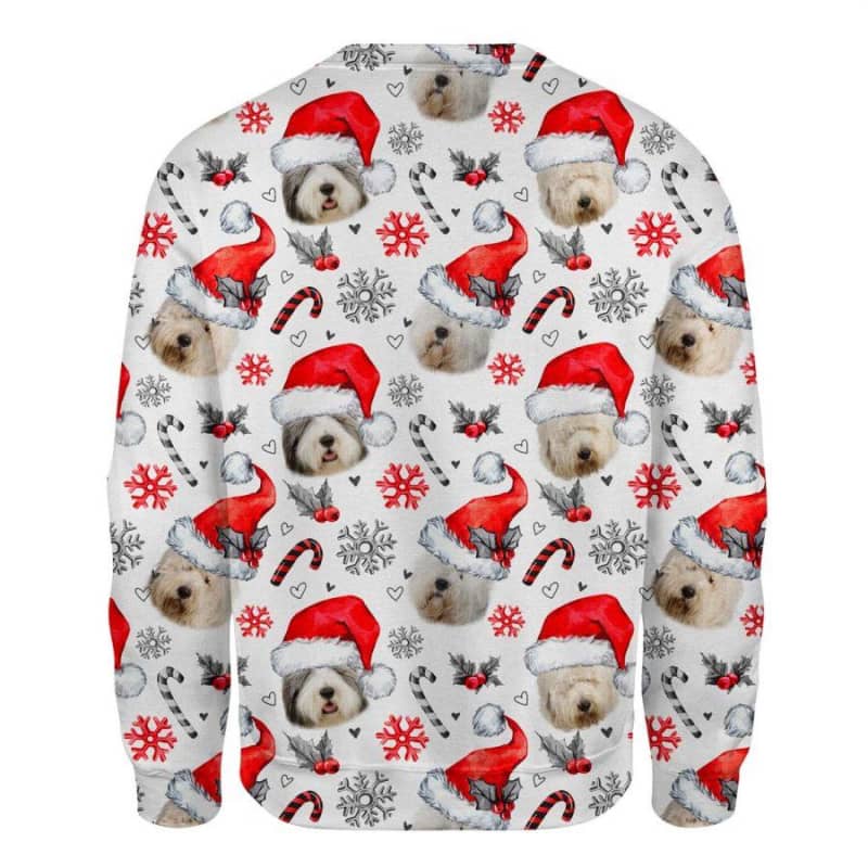 Old English Sheepdog - Xmas Decor - Premium Sweatshirt