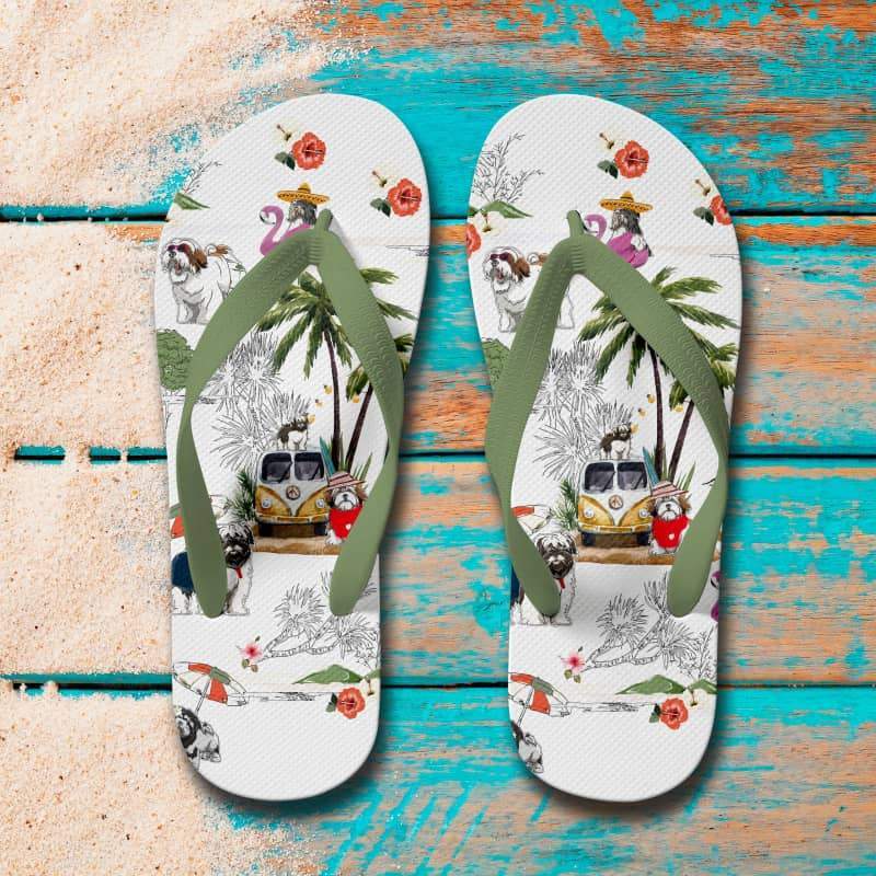 PEKINGESE Flip Flops