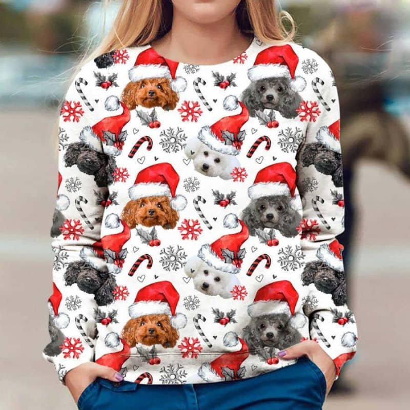 Poodle - Xmas Decor - Premium Sweatshirt
