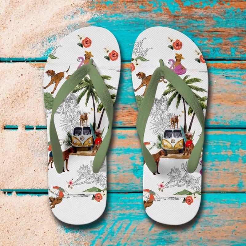 RHODESIAN RIDGEBACK Flip Flops