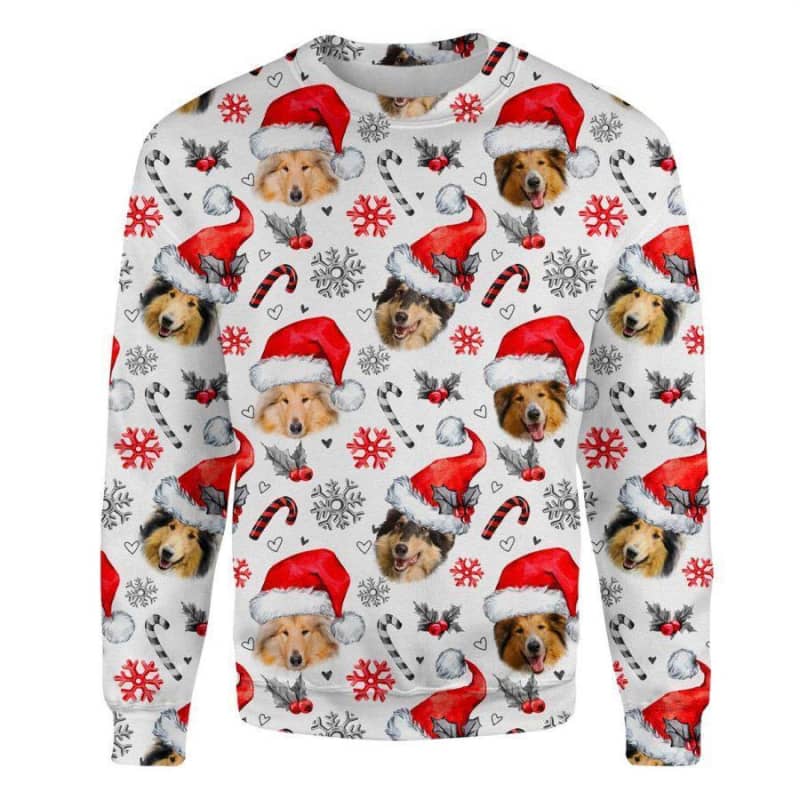 Rough Collie - Xmas Decor - Premium Sweatshirt