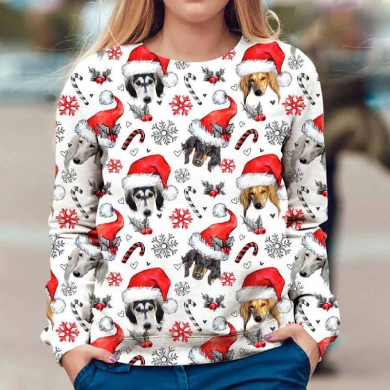 Saluki - Xmas Decor - Premium Sweatshirt