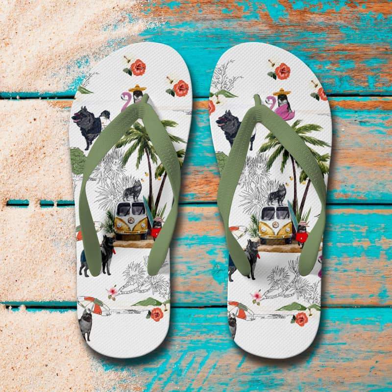 SCHIPPERKE Flip Flops