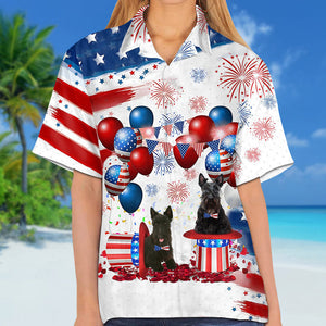 scottish terrier Independence Day Hawaiian Shirt