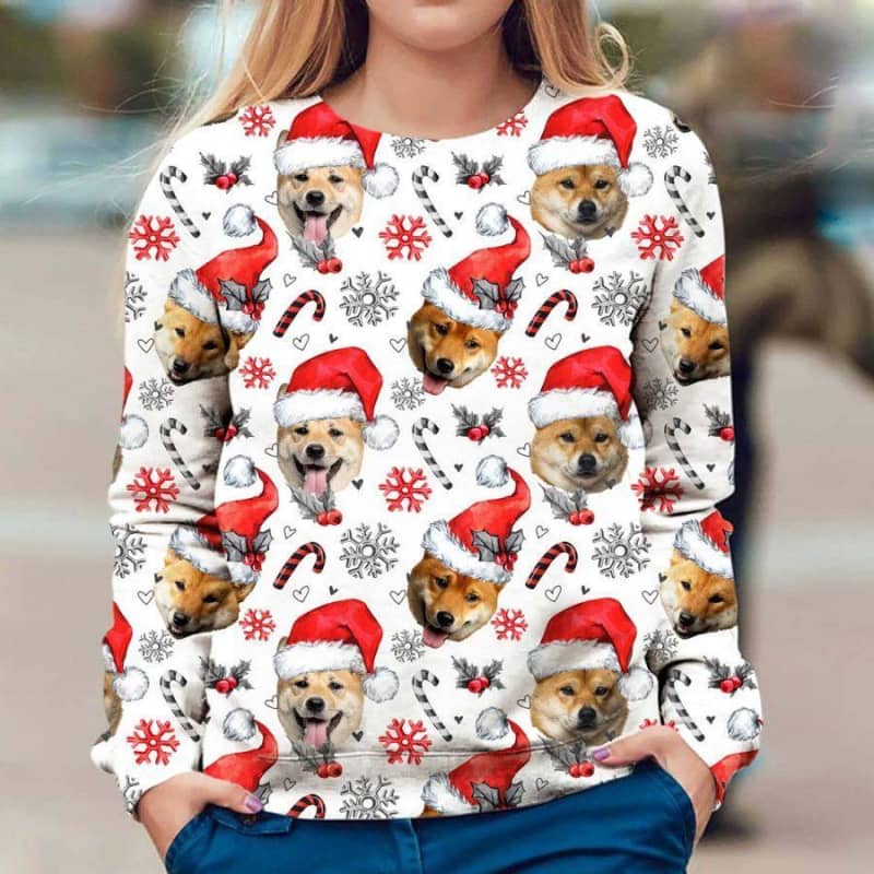 Shiba Inu - Xmas Decor - Premium Sweatshirt