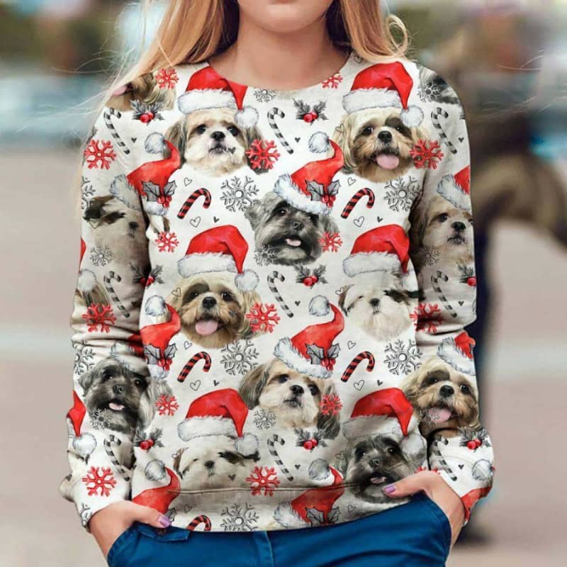 Shih Tzu - Xmas Decor - Premium Sweatshirt