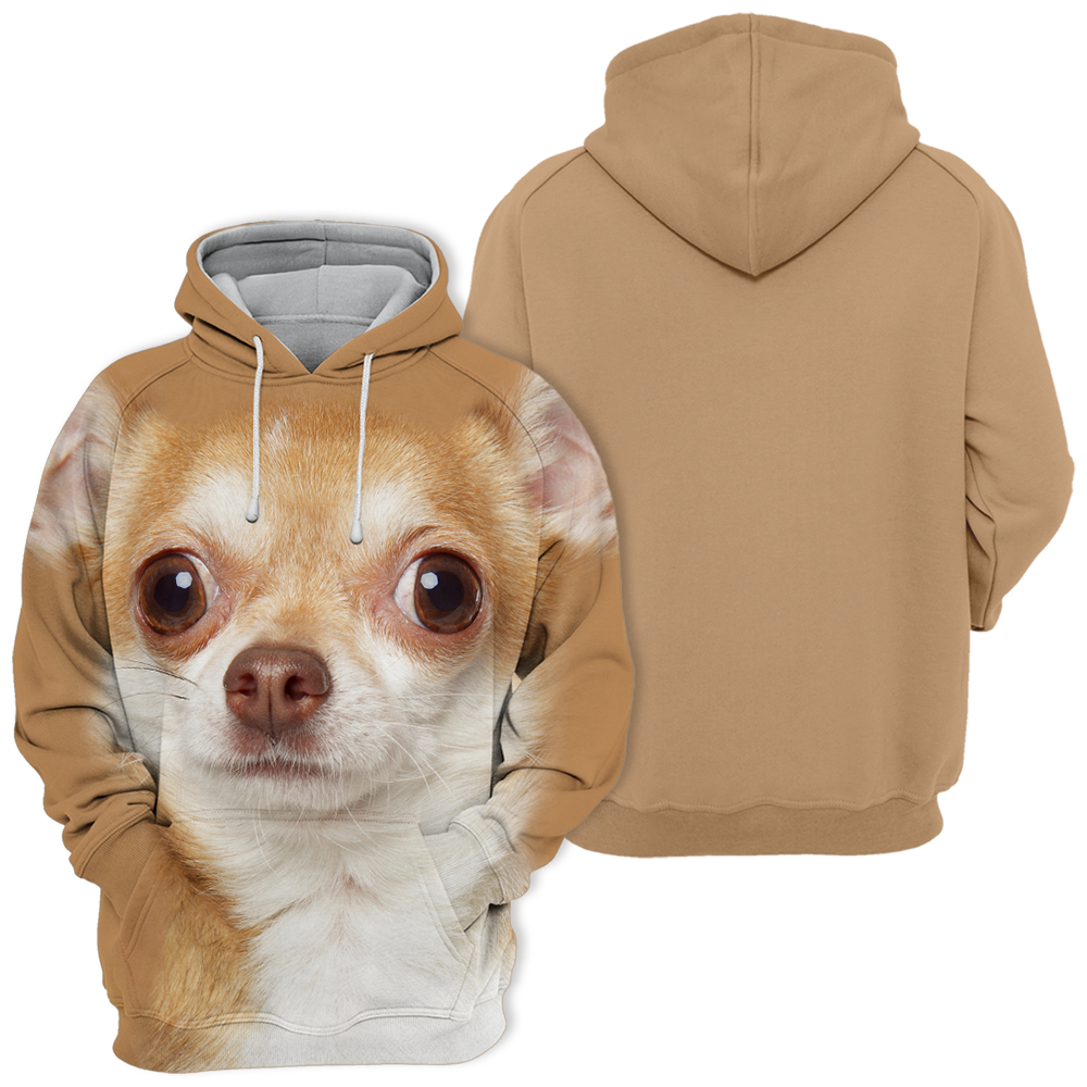 Unisex 3D Graphic Hoodies Animals Dogs Chihuahua Cute