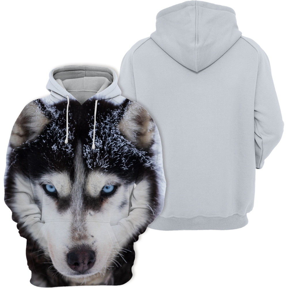 Unisex 3D Graphic Hoodies Animals Dogs Alaskan Husky Snow