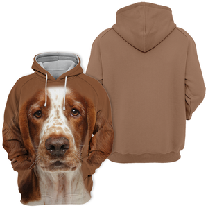 Unisex 3D Graphic Hoodies Animals Dogs Welsh Springer Spaniel Sit