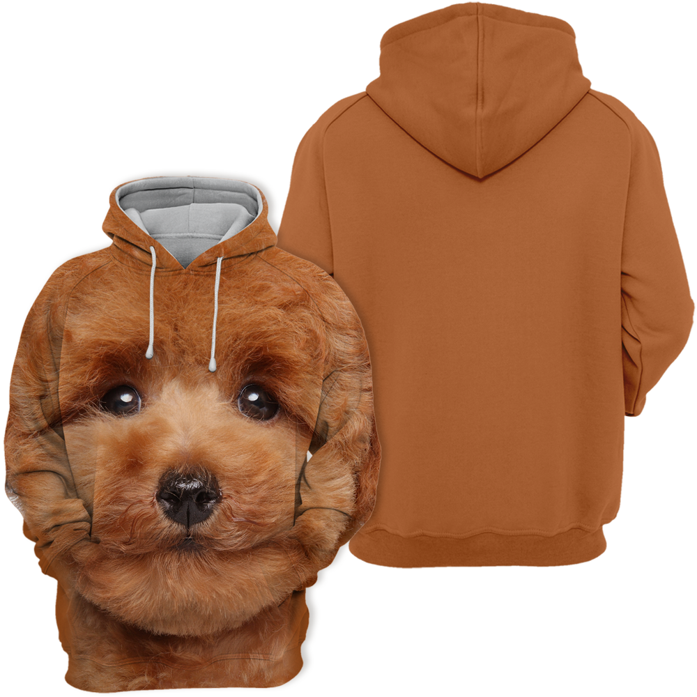 Unisex 3D Graphic Hoodies Animals Dogs Toy Poodle Puppy Sit