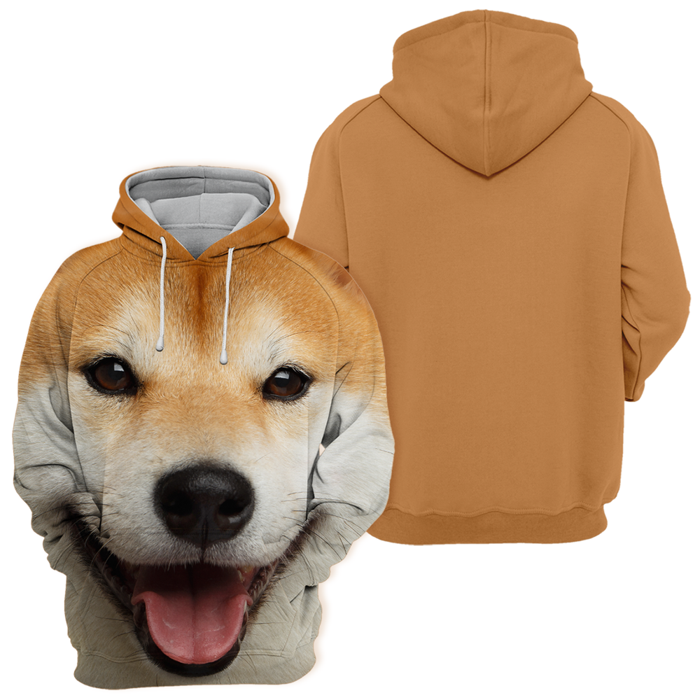 Unisex 3D Graphic Hoodies Animals Dogs Shiba Inu Akita Smile
