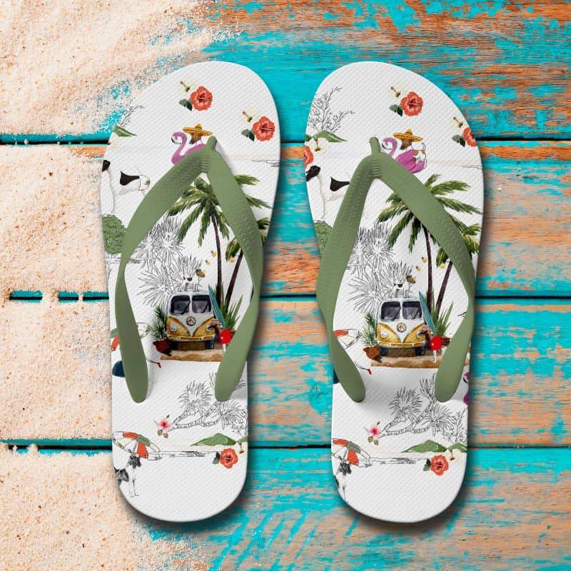 SMOOTH FOX TERRIER Flip Flops