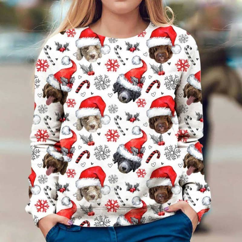 Spanish Water Dog - Xmas Decor - Premium Sweatshirt