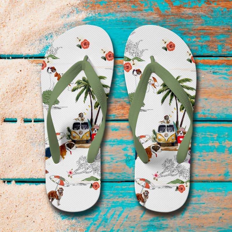 ST. BERNARD Flip Flops