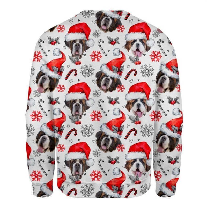 St Bernard - Xmas Decor - Premium Sweatshirt